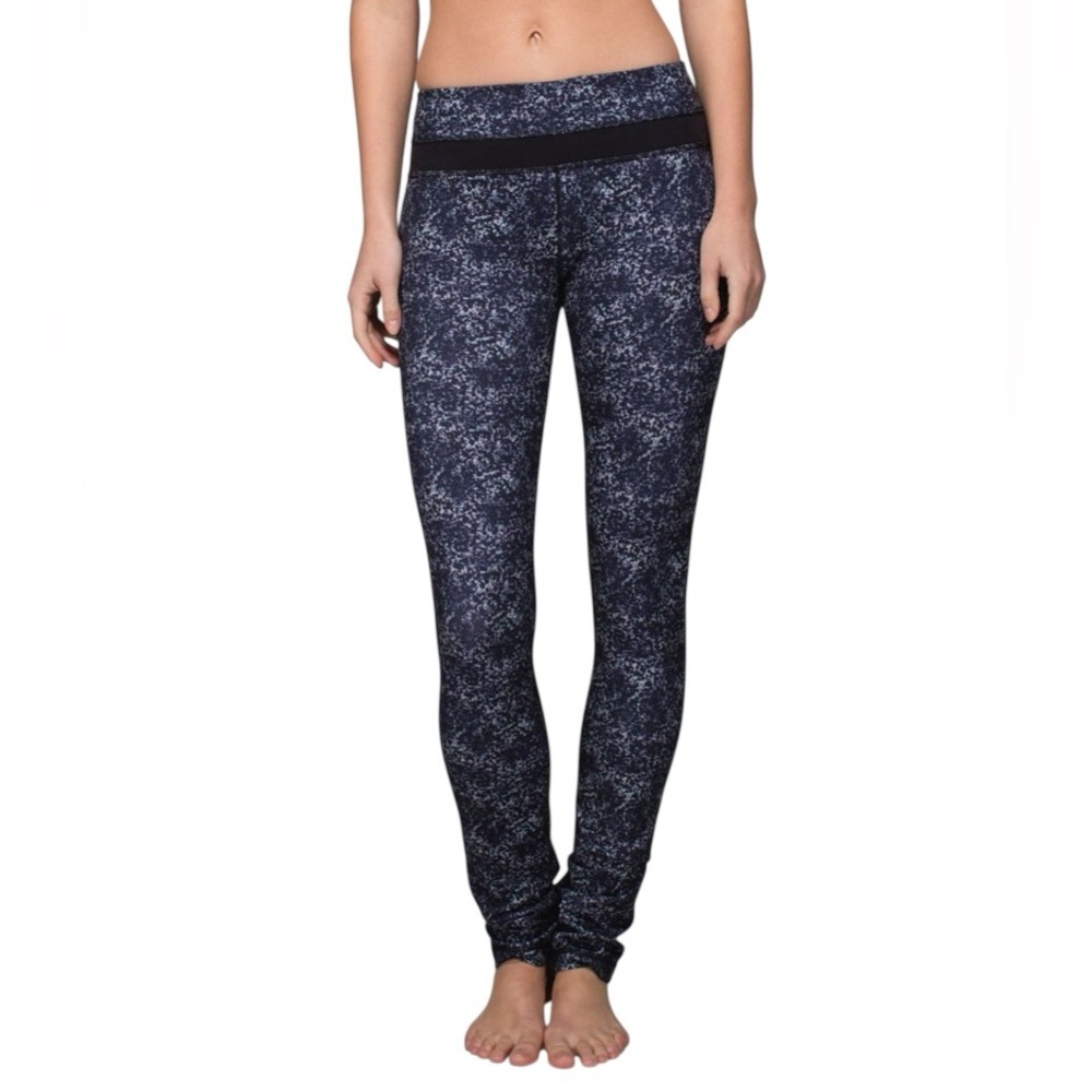Lululemon Skinny Groove Pant 8 Luon Flare Rocky Road Toothpaste Sand Dune Black